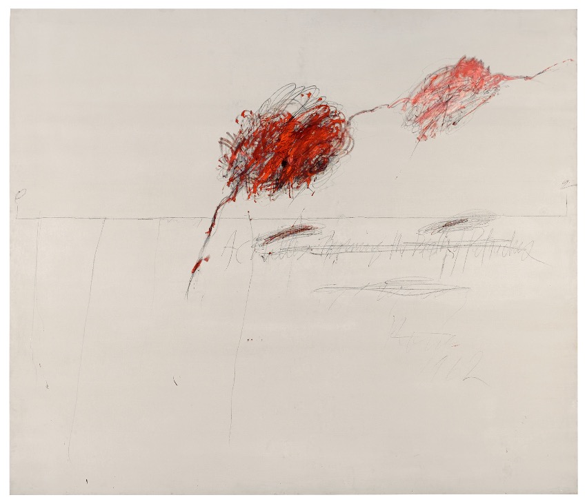 Cy Twombly, Achille pleurant la mort de Patrocle, 1962