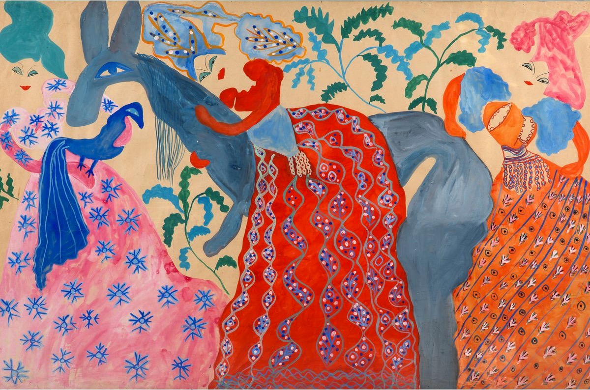 Baya — L'Âne bleu, vers 1950