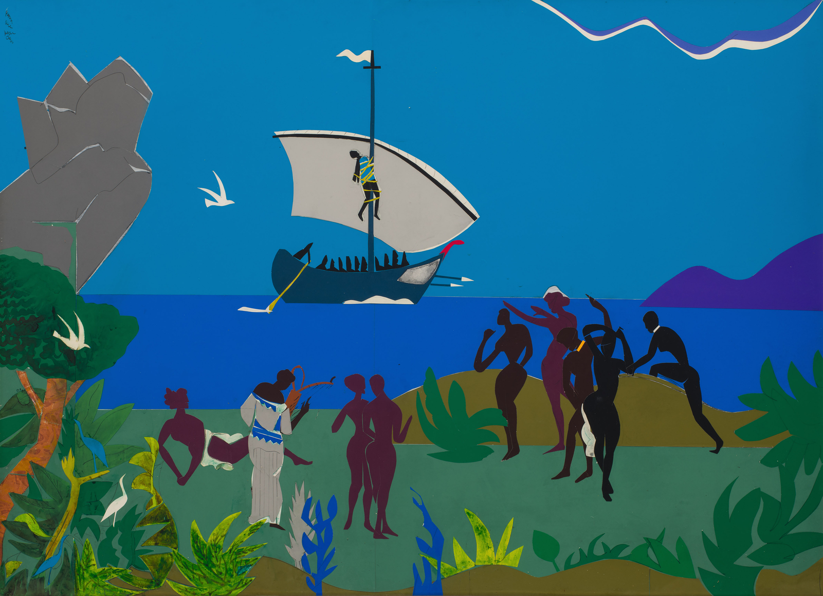 Romare Bearden — Ulysse et les sirènes